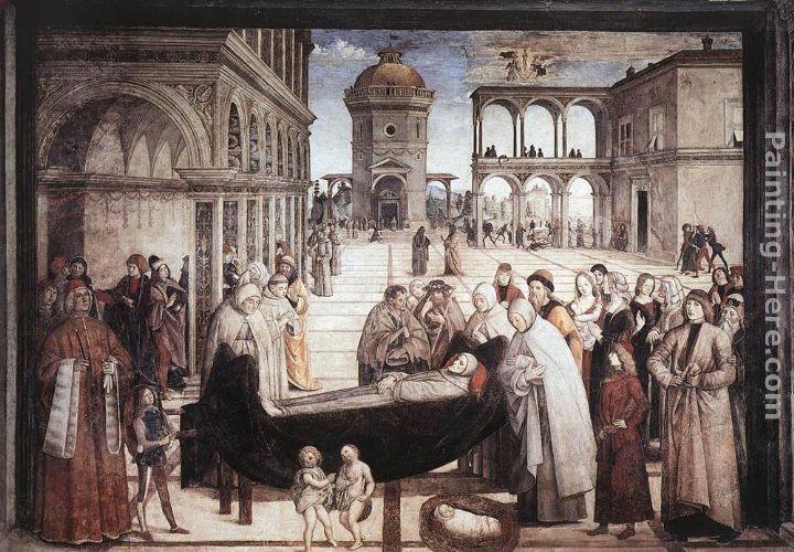Bernardino Pinturicchio Death of St. Bernardine